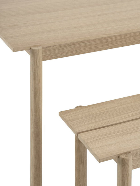 Linear Wood Bench 170x34cm